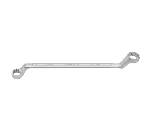 MATADOR Cross Double Ring Spanner 14 x 14 mm