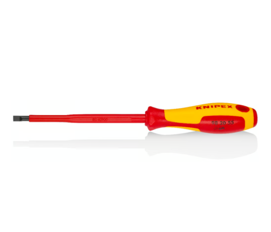 KNIPEX 98 20 55 – VDE Slotted Screwdriver