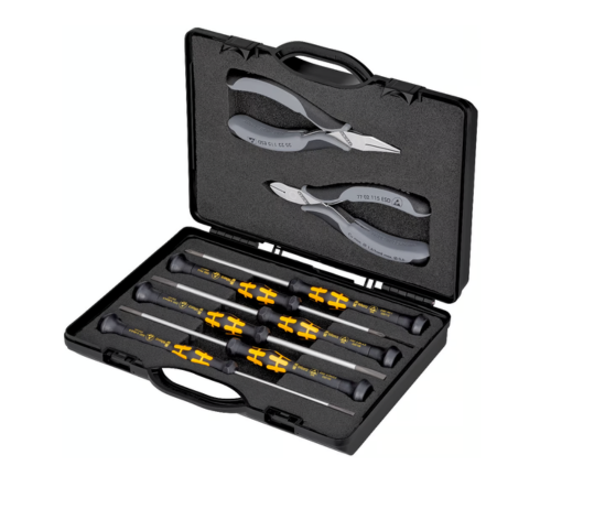 KNIPEX ESD Case Pliers ,8-Piece