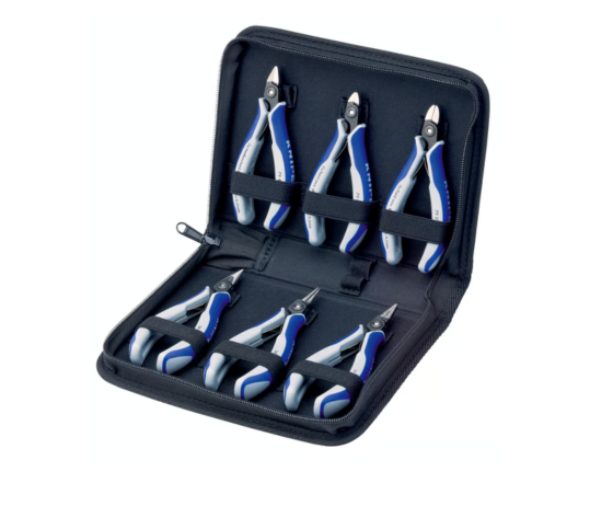 KNIPEX Case for Electronics Pliers – 6-Piece