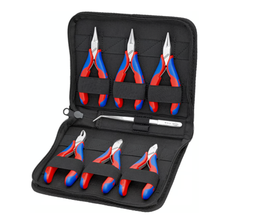 KNIPEX Case for Electronics Pliers – 7-Piece