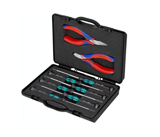 KNIPEX Case for Electronics Pliers – 8-Piece