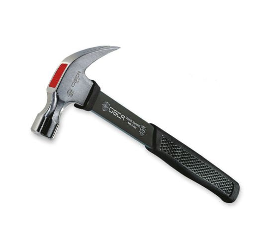 OSCA Carpenter Hammer American Type, Aluminium Alloy Handle with Anti-Slip Rubber Grip, 16 oz (454g) – 085AL 16