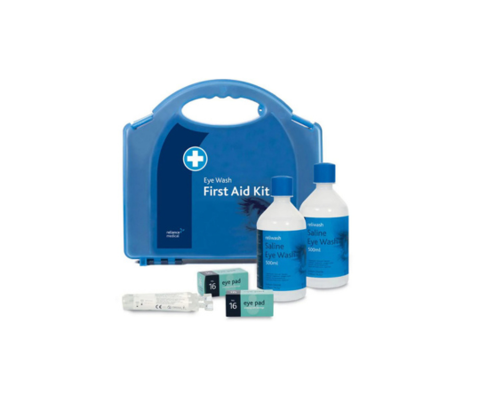 Double Eye Wash Station in Aura Box