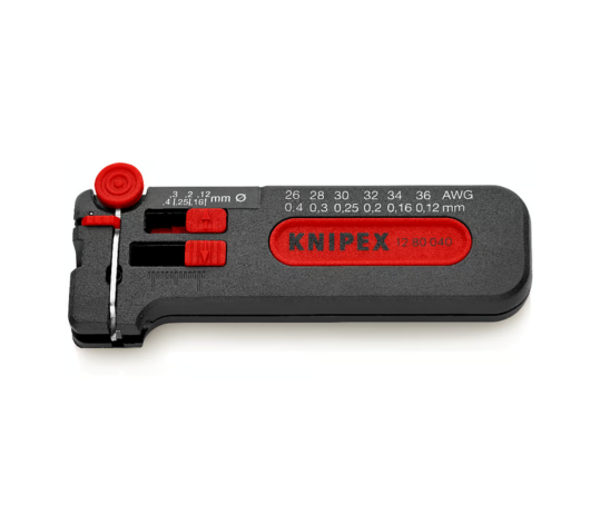 KNIPEX 12 80 040 SB Mini Wire Stripper
