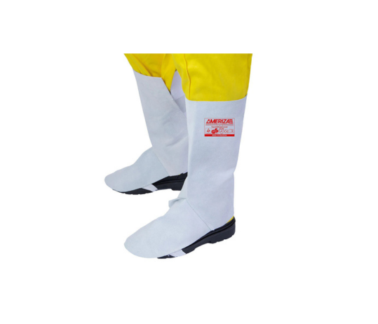 Heavy-Duty Split Leather Welding Leg Guard