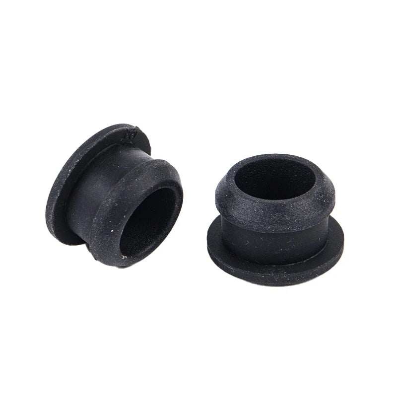 Black Silicone Rubber Snap-On Hole Plug