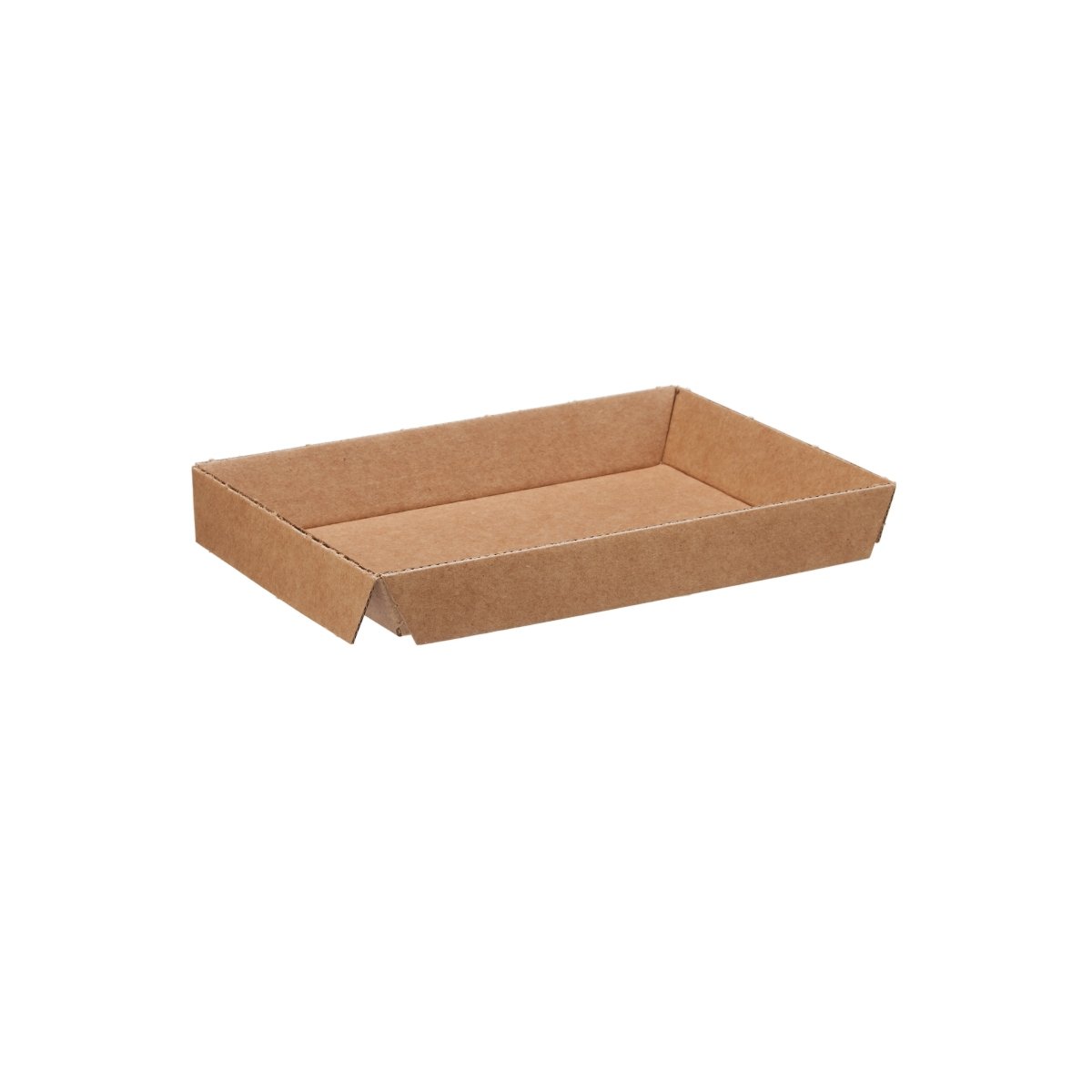 Kraft Flute Sushi Container With Lid - hotpackwebstore.com - Kraft Sushi Containers