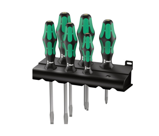 Wera 334/355 SK/6 Kraftform Lasertip Screwdriver Set