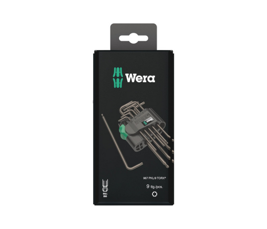 Wera 967 PKL/9 SB Long Arm Ballpoint-TORX® Key Set