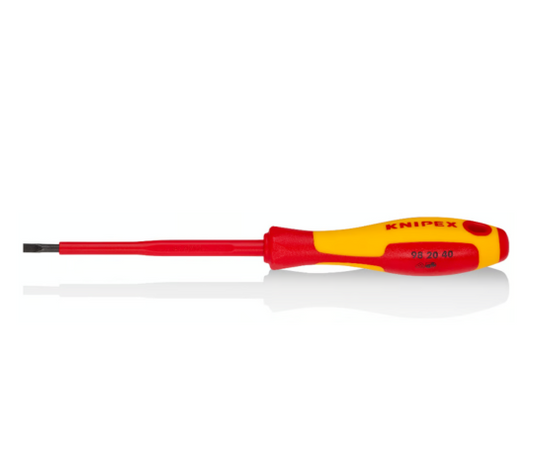 KNIPEX 98 20 40 – VDE Slotted Screwdriver