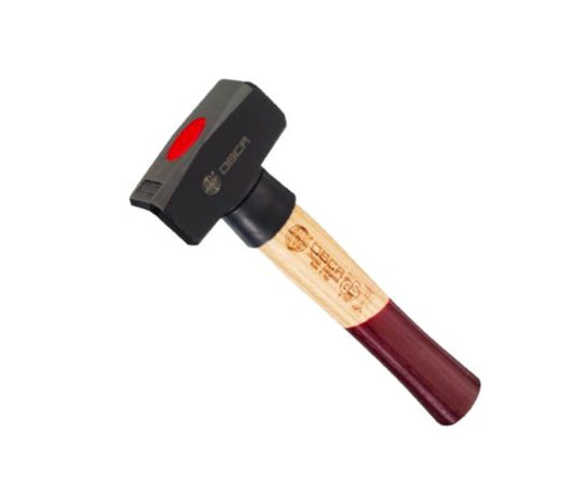 OSCA 123PH 86 Club Hammer 800g – Patented Forged Safety Collar | Hickory Handle Heavy-Duty Hammer