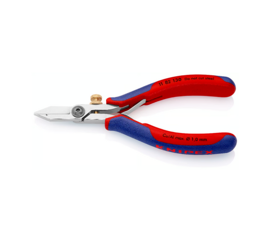 KNIPEX 11 82 130 Electronics Wire Stripping Shears – Precision Cutting &amp; Stripping Tool