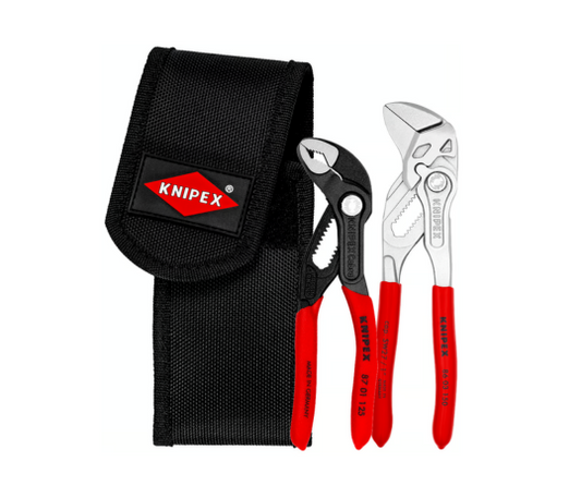 KNIPEX Mini Pliers Set – Compact Tool Kit in a Belt Pouch