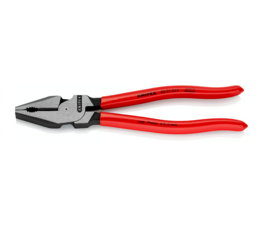 KNIPEX 02 01 225 High Leverage Combination Pliers – Maximum Power & Durability