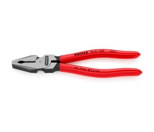 KNIPEX 02 01 200 High Leverage Combination Pliers – Powerful & Efficient