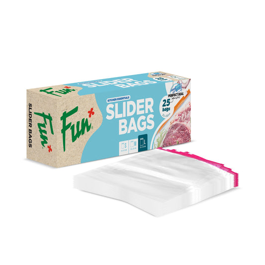 Fun® Clear Slider bags 22x32cm [25pcsx1pkt]