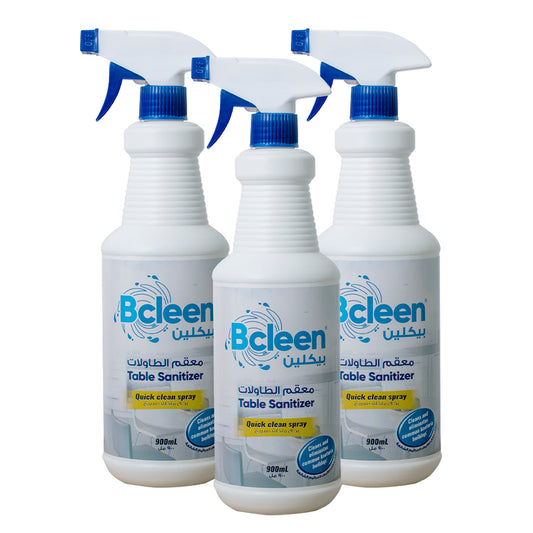 Bcleen® Table Sanitizer 900ml - pack of 3