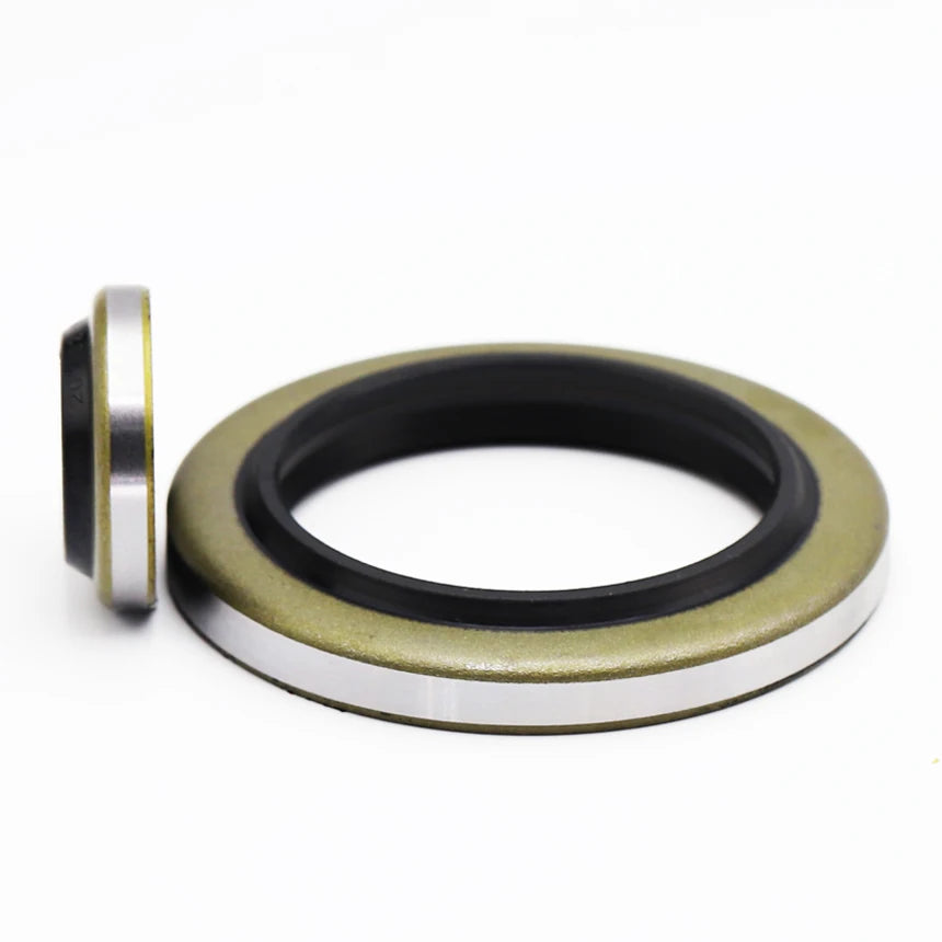 Rubber Iron Shell Skeleton U Wiper Ring