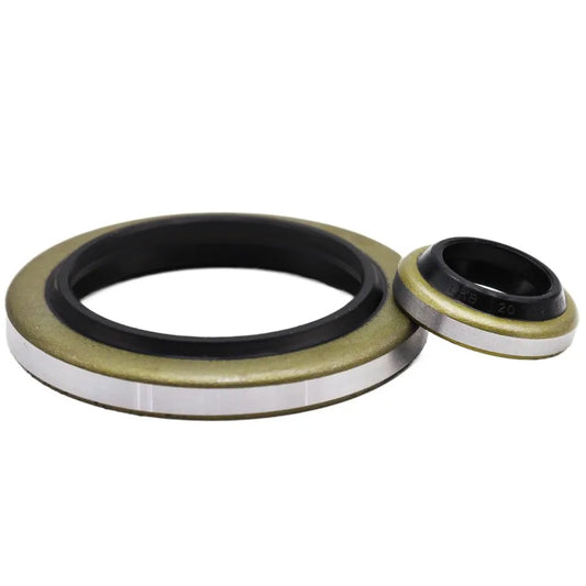 Rubber Iron Shell Skeleton U Wiper Ring