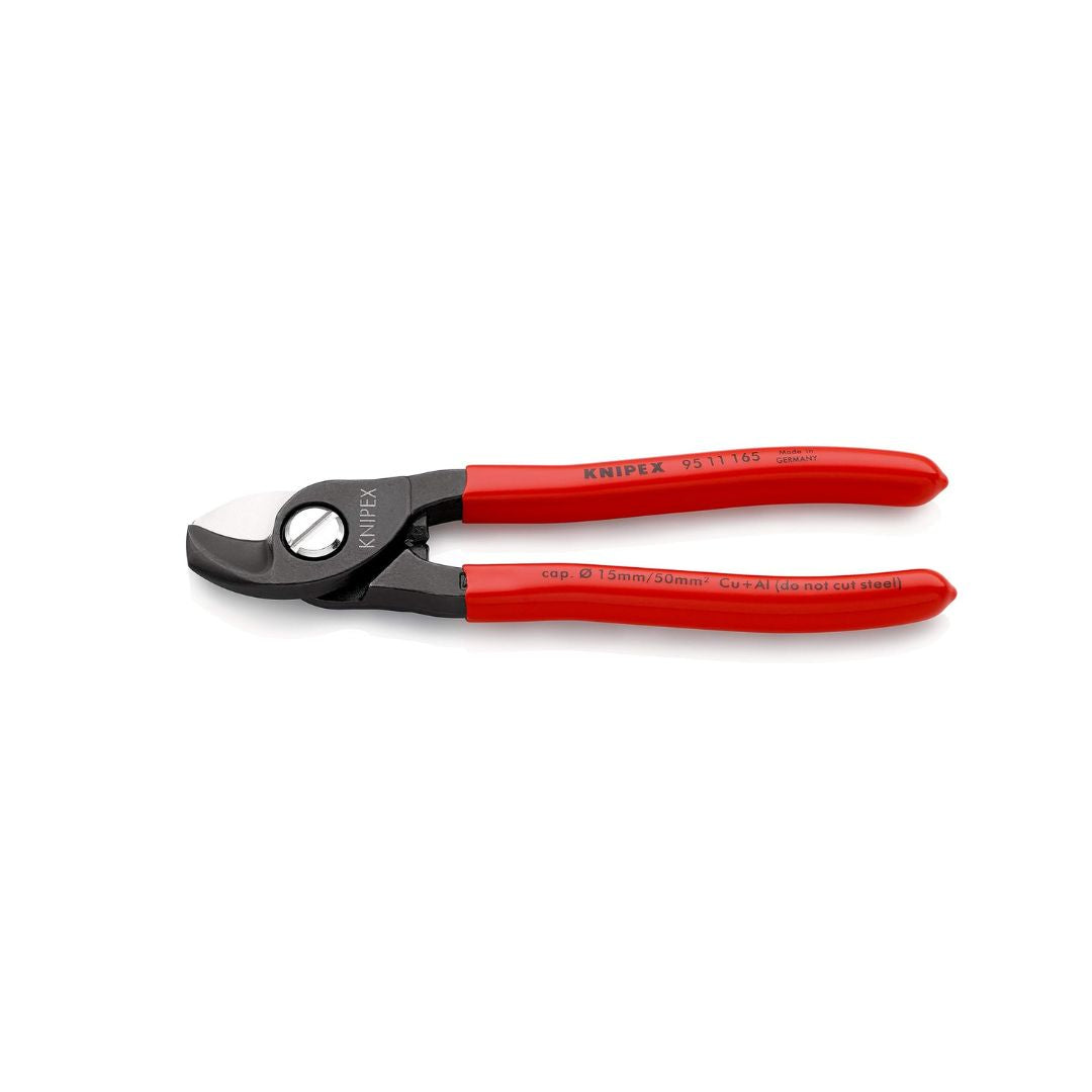 KNIPEX | 95 11 165 | Cable Shears plastic coated - 165 mm