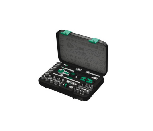 Wera5003535001 8100 SA 4 Zyklop Ratchet Set with 1/4 Drive, 41 Piece Set