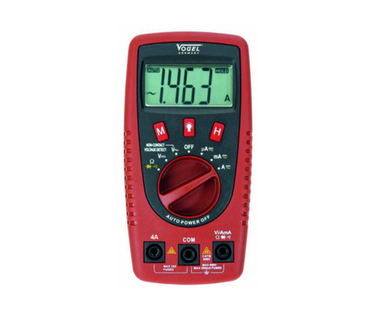 VOGEL Digital Multimeter, IP44, 0 - 600 V | High-Precision Electrical Measuring Instrument