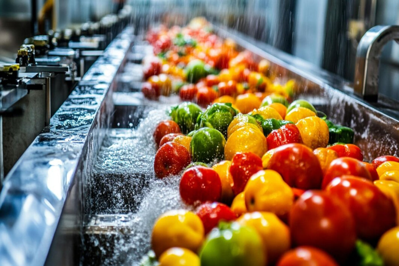 Vegetable Washing Conveyor System | Automated Conveyor for Carrot & Vegetable Cleaning