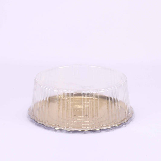 Gold Base Round Cake Container With Lid - hotpackwebstore.com - Cake Containers