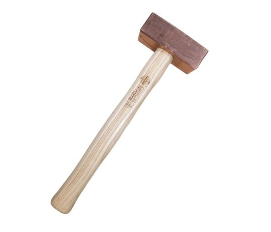 OSCA Copper Hammer 1500g with Ash Wood Handle – Non-Sparking Soft Face (070F1500)