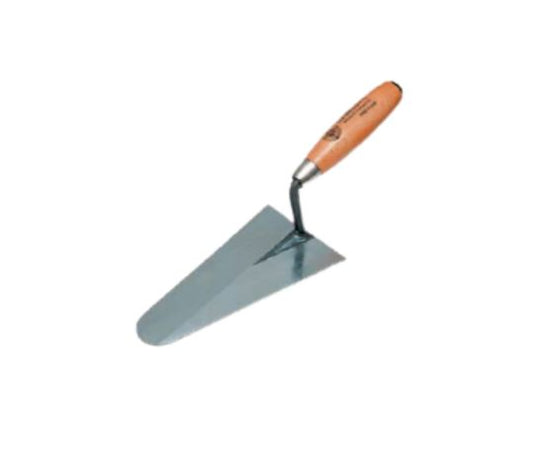 OSCA Round Trowel Italian Type Wooden Handle 200 mm Professional Masonry Finishing Trowel