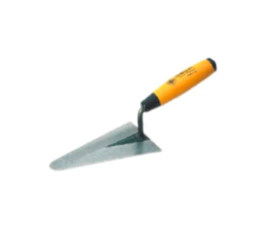 OSCA Little Round Trowel Soft Grip Rubber Handle 140 mm Professional Finishing Trowel