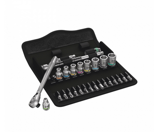 WERA 8100 SA 8 Zyklop Metal Ratchet Set with Switch Lever
